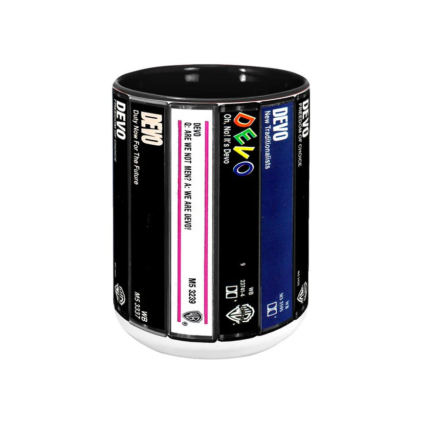 Devo Albums Cassette Retro Collection Accent Mug