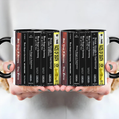 Bone Thugs-n-Harmony Albums Cassette Collection Retro Accent Mug