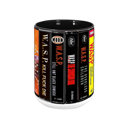 W.A.S.P Albums Cassette Retro Collection Accent Mug