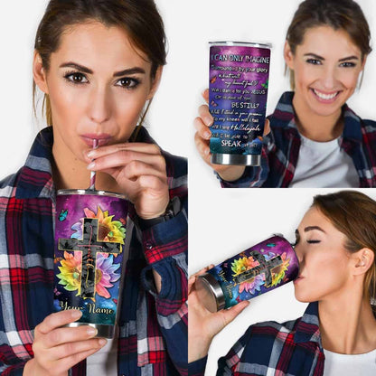 Faith Love - Personalized Jesus Tumbler