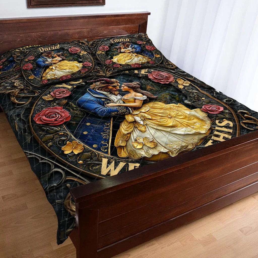 You & Me We Got This - Personalized Couple Bedding Set