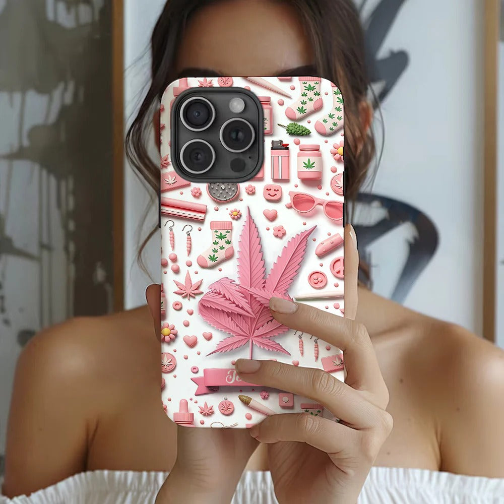 It's 4_20 Somewhere, Personalized Weed Full Print Phone Case