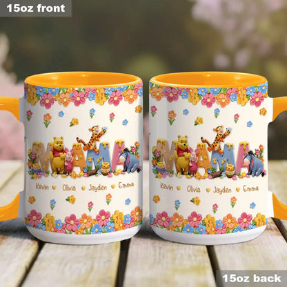 Mama Bear - Personalized Mama Accent Mug