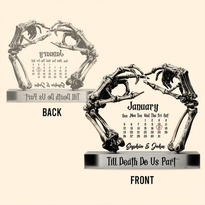 Til Death Do Us Part - Personalized Couple Acrylic Plaque