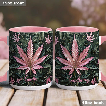 Stoner Chick, Personalized Weed Accent Mug