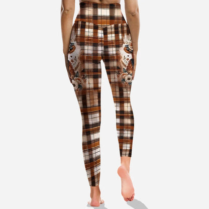 Love Highland Cows - Personalized Hoodie and Leggings