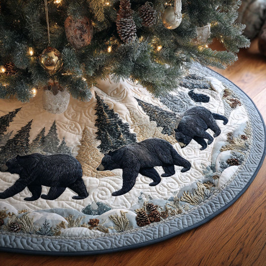 Winter Trail Quilted Tree Skirt