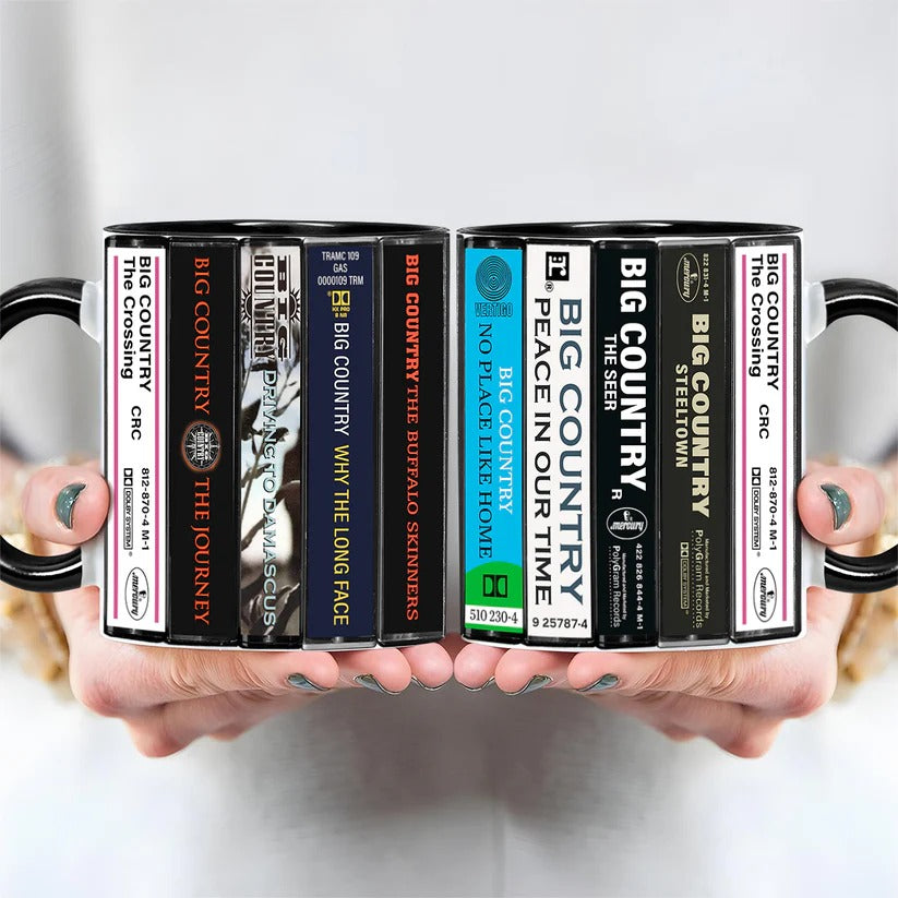 Big Country Albums Cassette Collection Retro Accent Mug