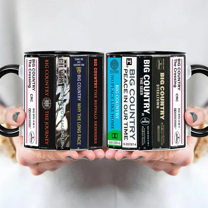 Big Country Albums Cassette Collection Retro Accent Mug