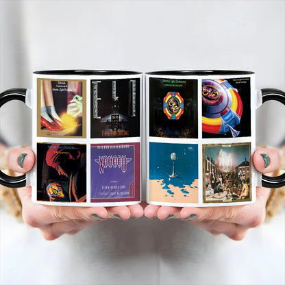Electric Light Orchestra Albums Cover 80s Collection Retro Accent Mug