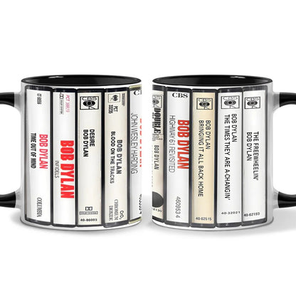Bob Dylan Cassette Retro Collection Accent Mug