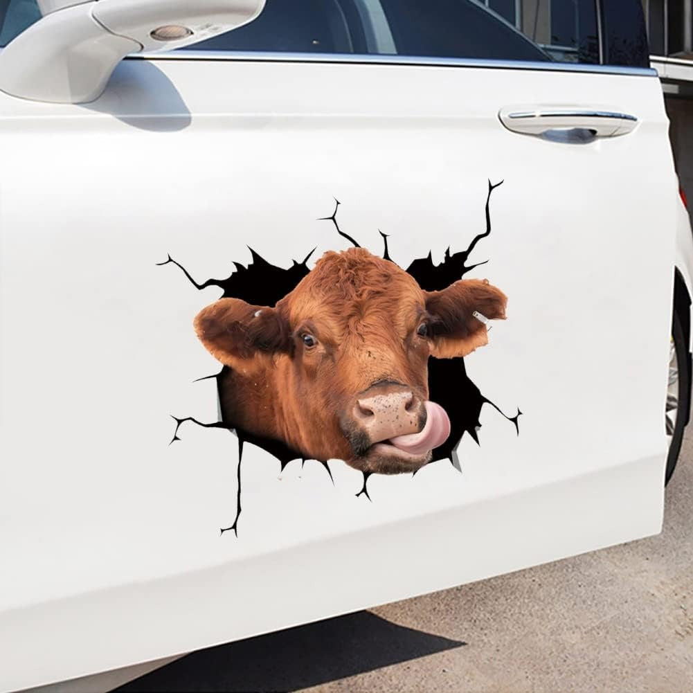 Funny Memes Custom Vinyl Decal, Cows Decal