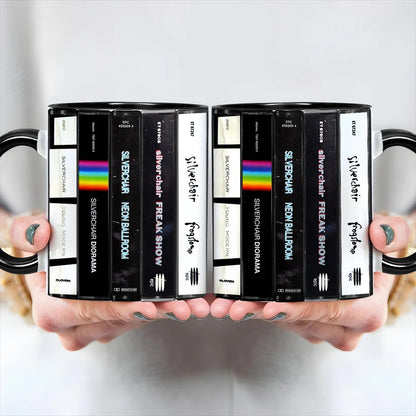 Silverchair Albums Cassette Collection Retro Accent Mug
