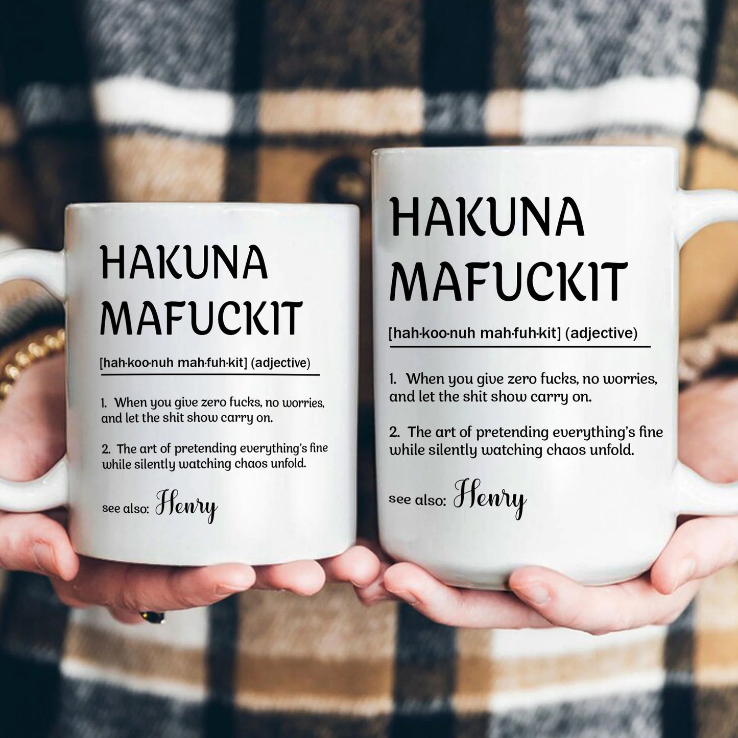 Funny Mug - Hakuna Mafuckit - Personalized Mug