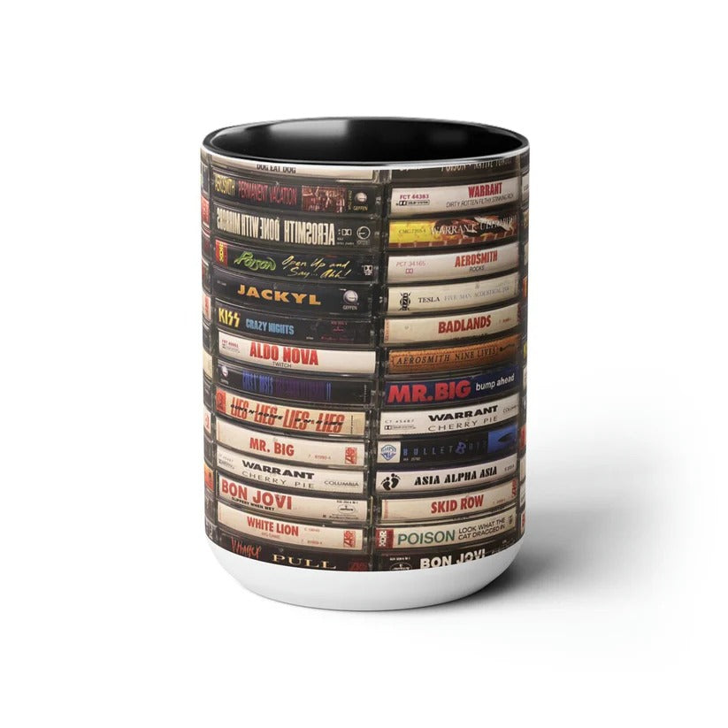 Heavy Metal Kings Classic Tapes Rock Accent Mugs