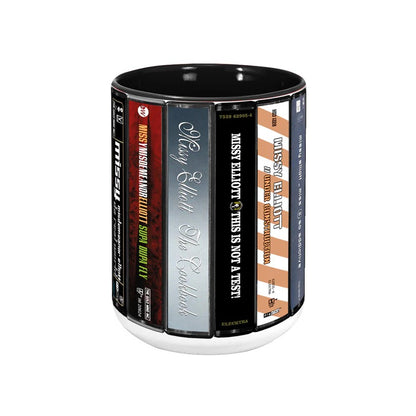 Missy Elliott Albums Cassette Collection Retro Accent Mug