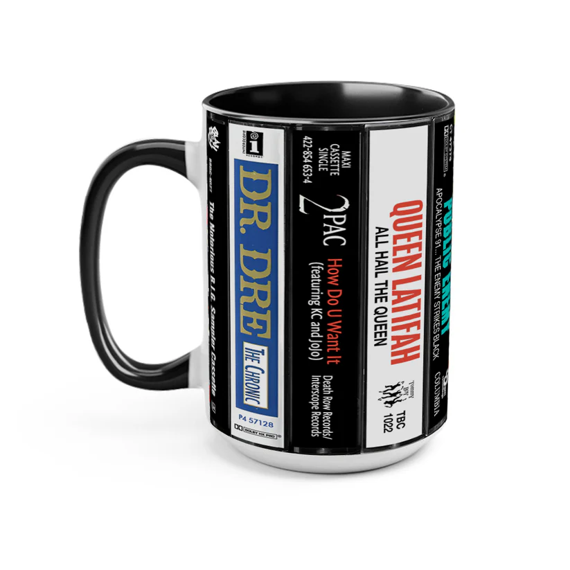 Hip Hop Tapes Cassette Collection Retro Accent Mug