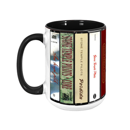 Stone Temple Pilots Albums Cassette Collection Retro Accent Mug