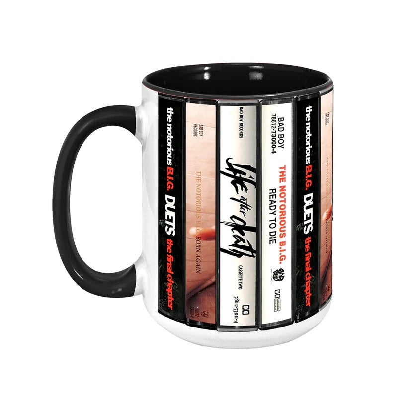 The Notorious B.I.G. Albums Cassette Retro Accent Mug