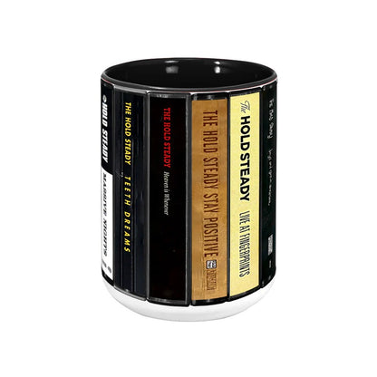 The Hold Steady Albums Cassette Collection Retro Accent Mug