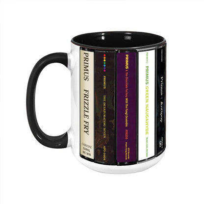 Primus Albums Cassette Collection Retro Accent Mug