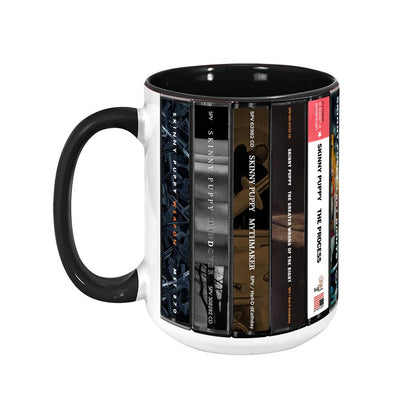 Skinny Puppy Albums Cassette Collection Retro Accent Mug
