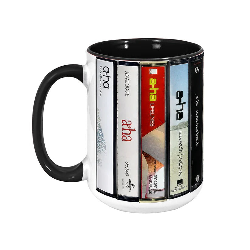 A-Ha Albums Cassette Retro Collection Accent Mug