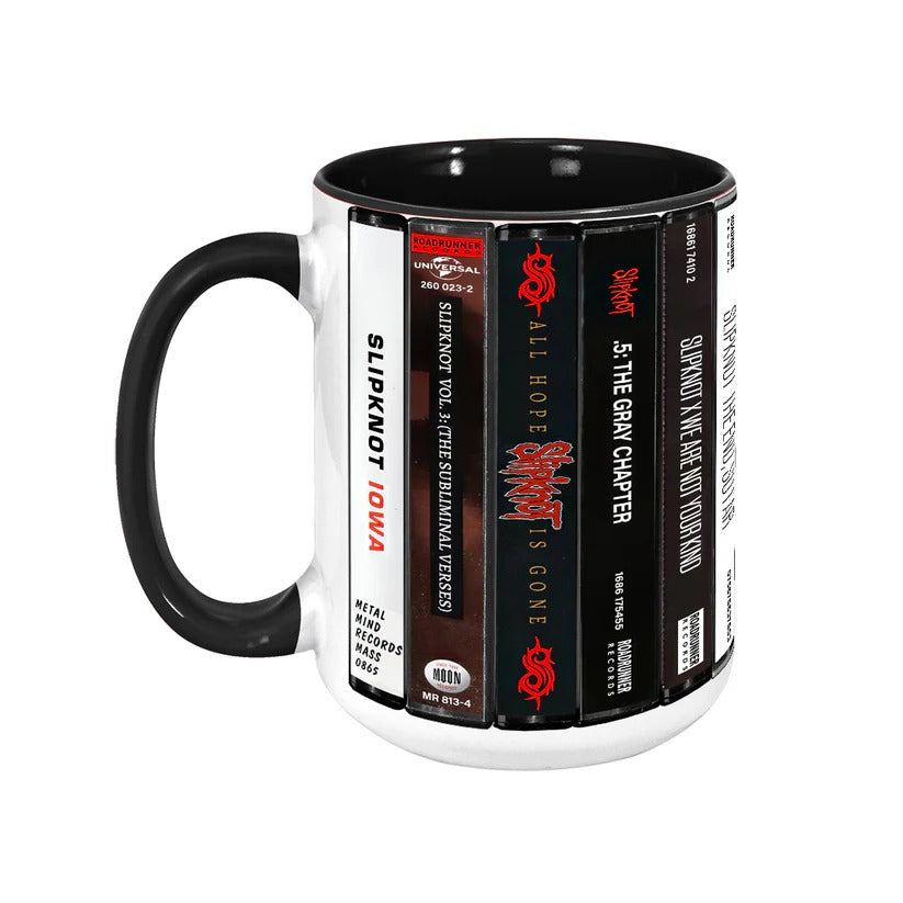 Slipknot Albums Cassette Collection Retro Accent Mugs