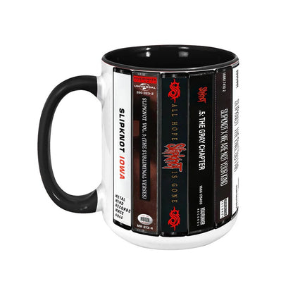 Slipknot Albums Cassette Collection Retro Accent Mugs