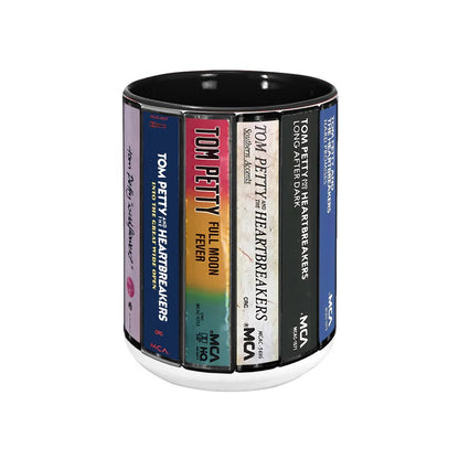 Tom Petty Albums Cassette Retro Collection Accent Mug