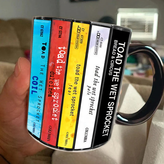 Toad the Wet Sprocket Albums Cassette Collection Retro Accent Mug
