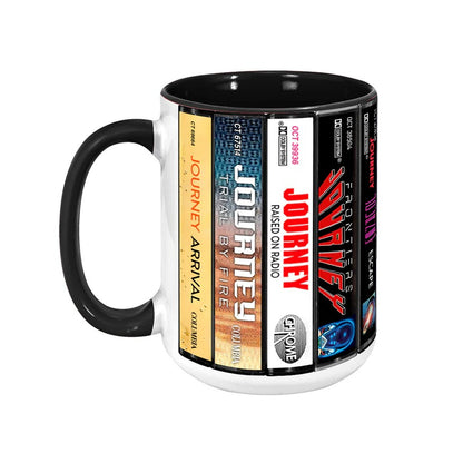 Journey Albums Cassette Retro Collection Accent Mug