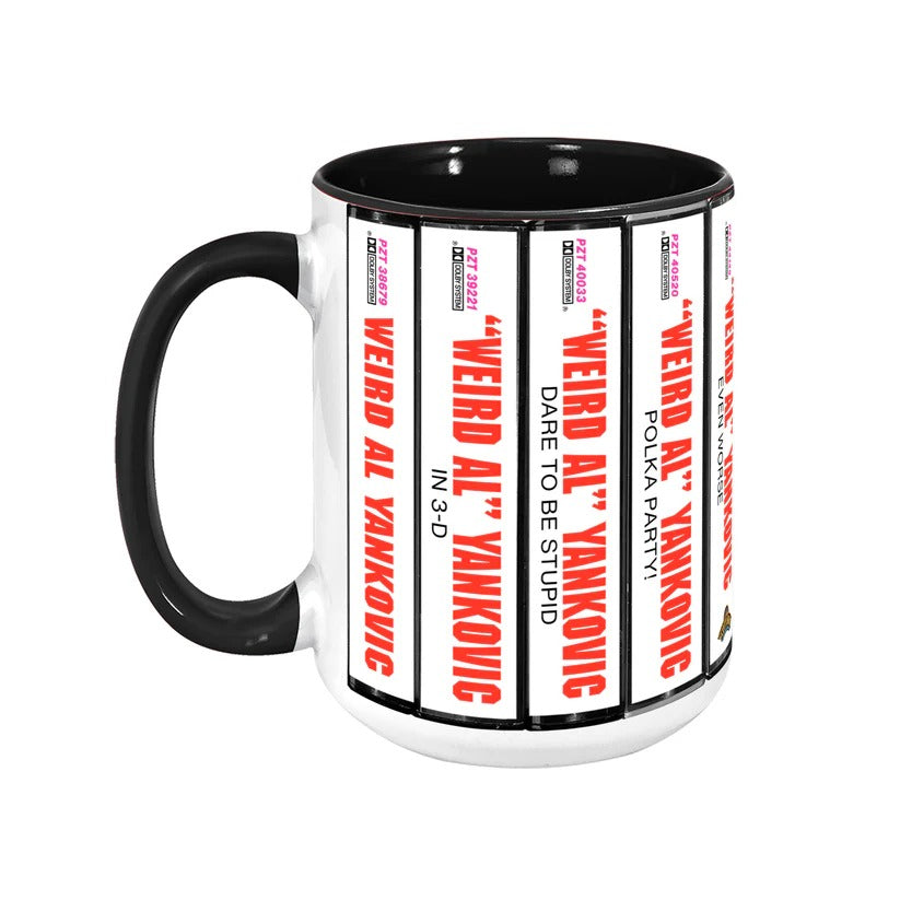 Weird AI Albums Cassette Collection Retro Accent Mug