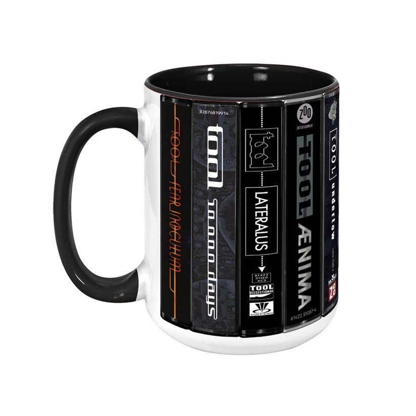 Tool Albums Cassette Collection Retro Accent Mug