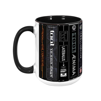 Tool Albums Cassette Collection Retro Accent Mug