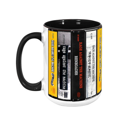 Rage Against The Machine Albums Cassette Collection Retro Accent Mug