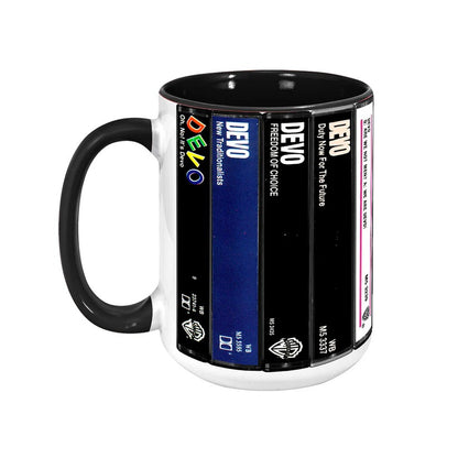 Devo Albums Cassette Retro Collection Accent Mug
