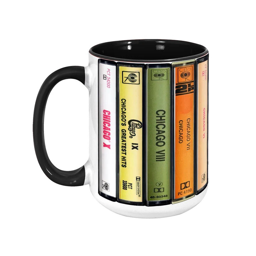 Chicago Albums Cassette Retro Collection Accent Mug