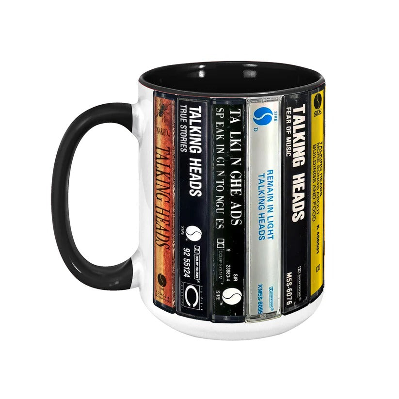 Talking Heads Albums Cassette Retro Collection Accent Mug