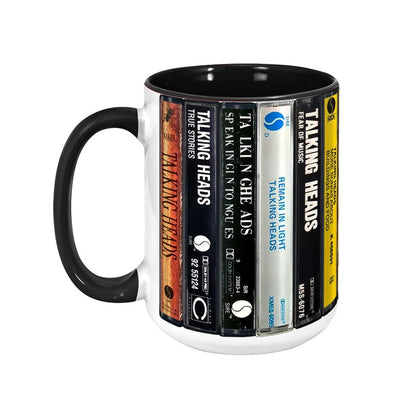Talking Heads Albums Cassette Retro Collection Accent Mug