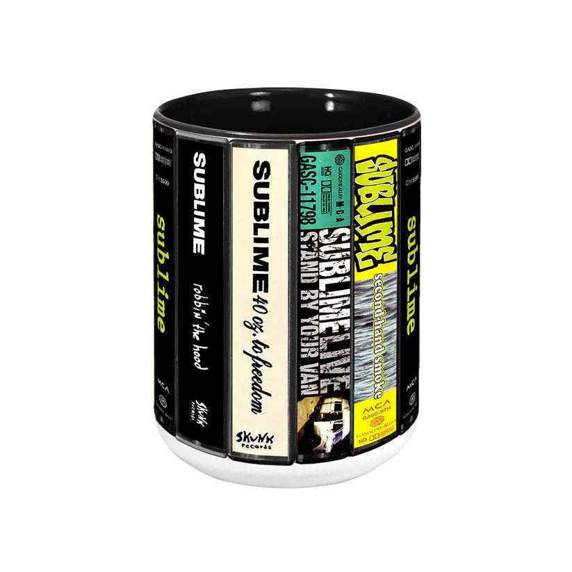 Sublime Albums Cassette Collection Retro Accent Mug