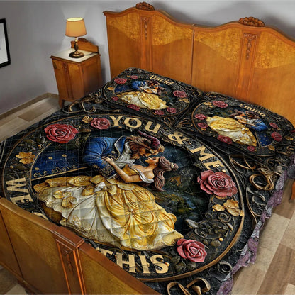 You & Me We Got This - Personalized Couple Bedding Set