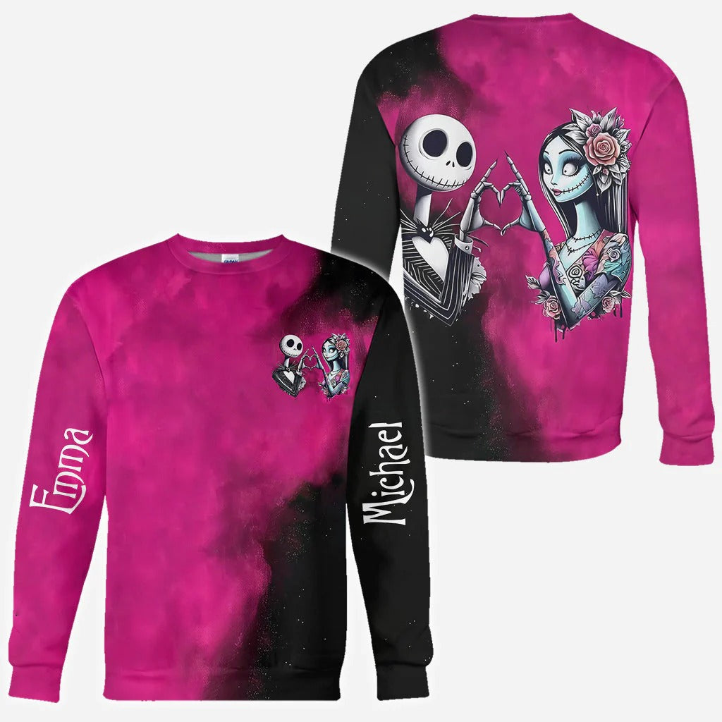 Couple Shirt - Personalized couple All Over Print Shirt