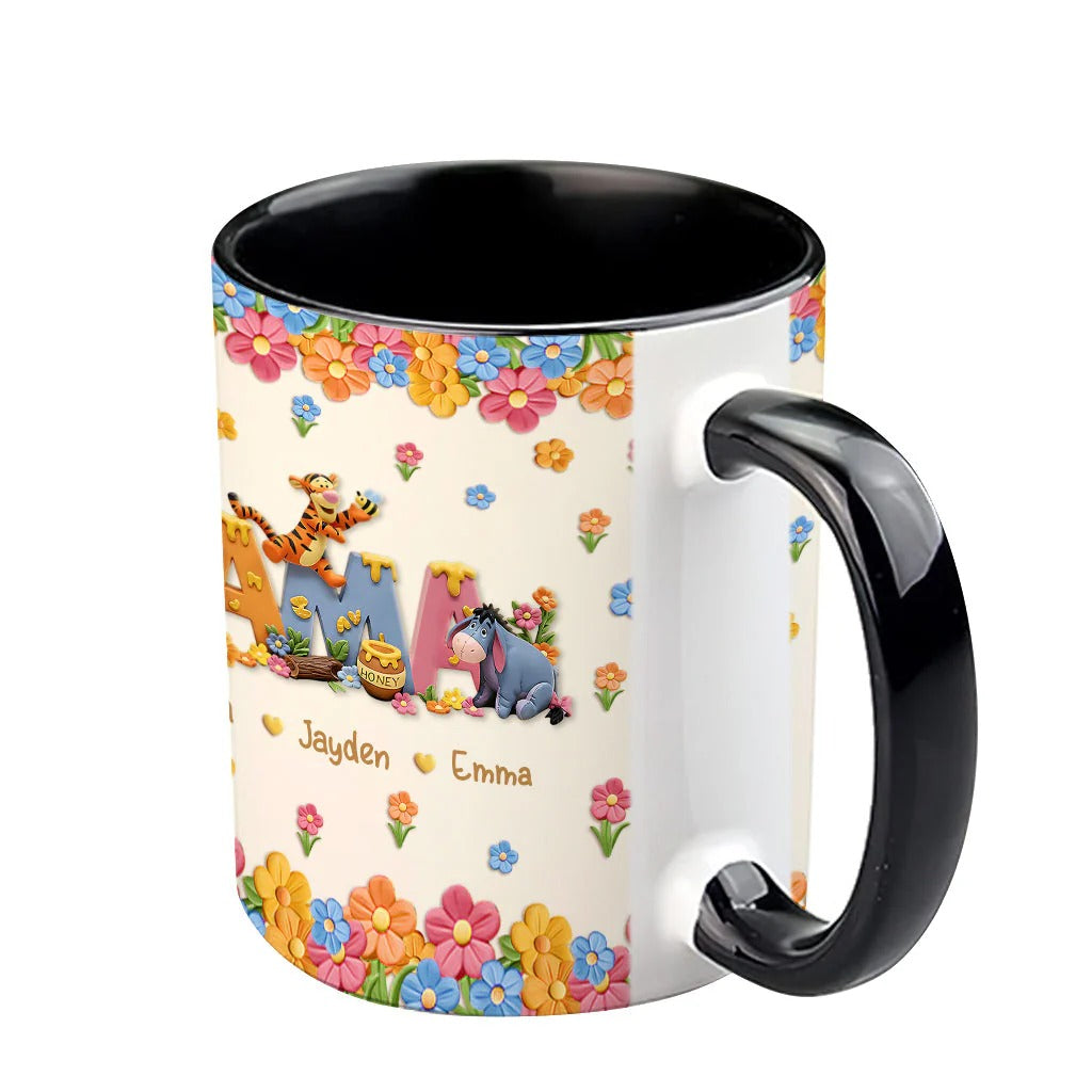 Mama Bear - Personalized Mama Accent Mug
