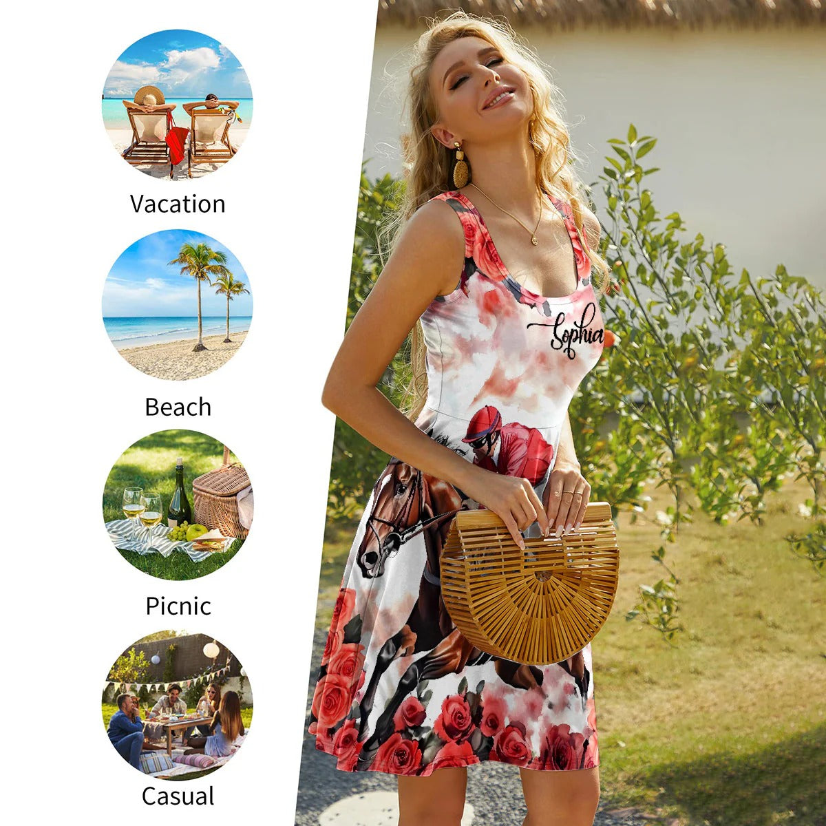 In My Horse Girl Era - Personalized Sleeveless Dress