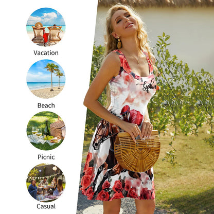 In My Horse Girl Era - Personalized Sleeveless Dress