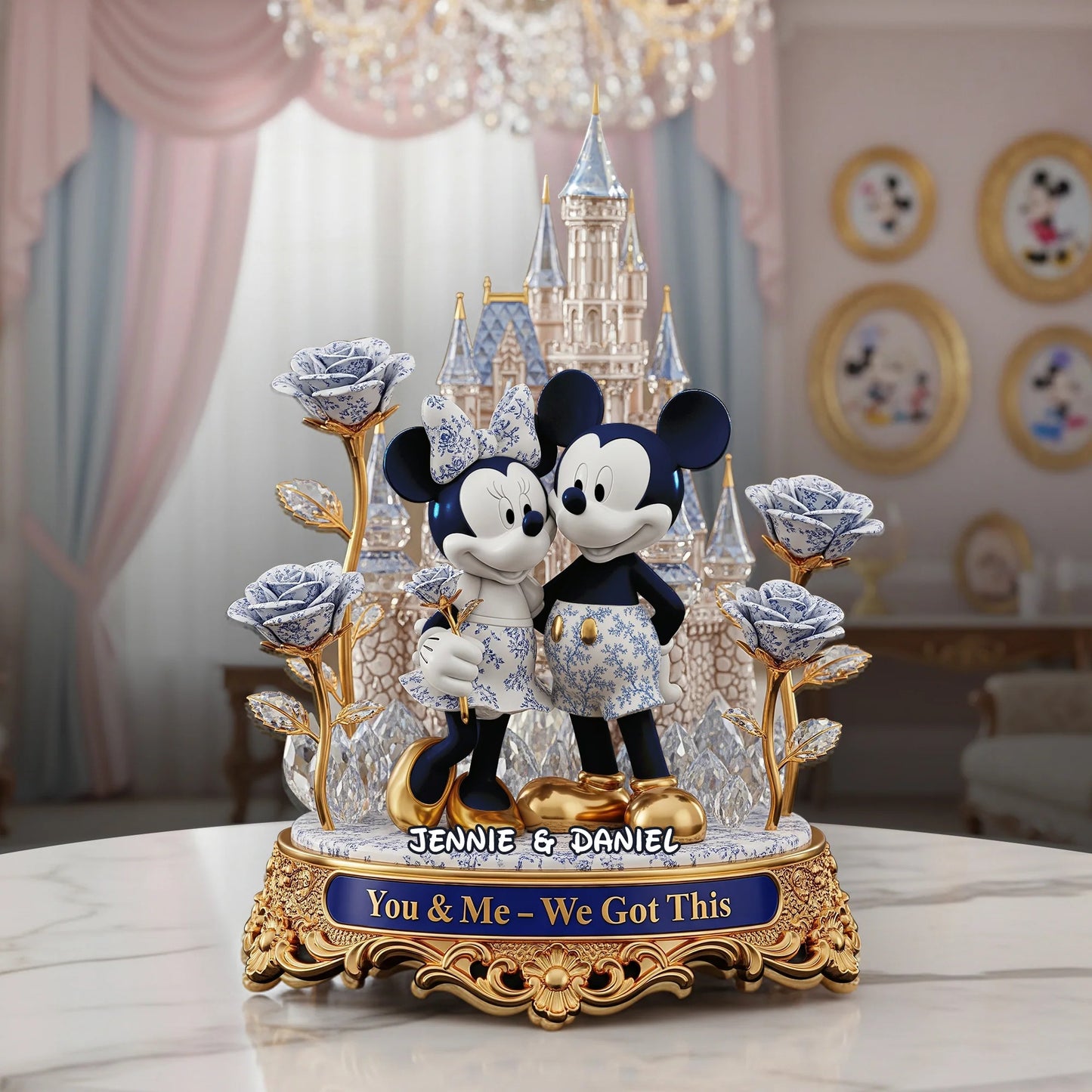 Castle Of Love Acrylic Plaque - Personalized Christmas Gifts For Couple