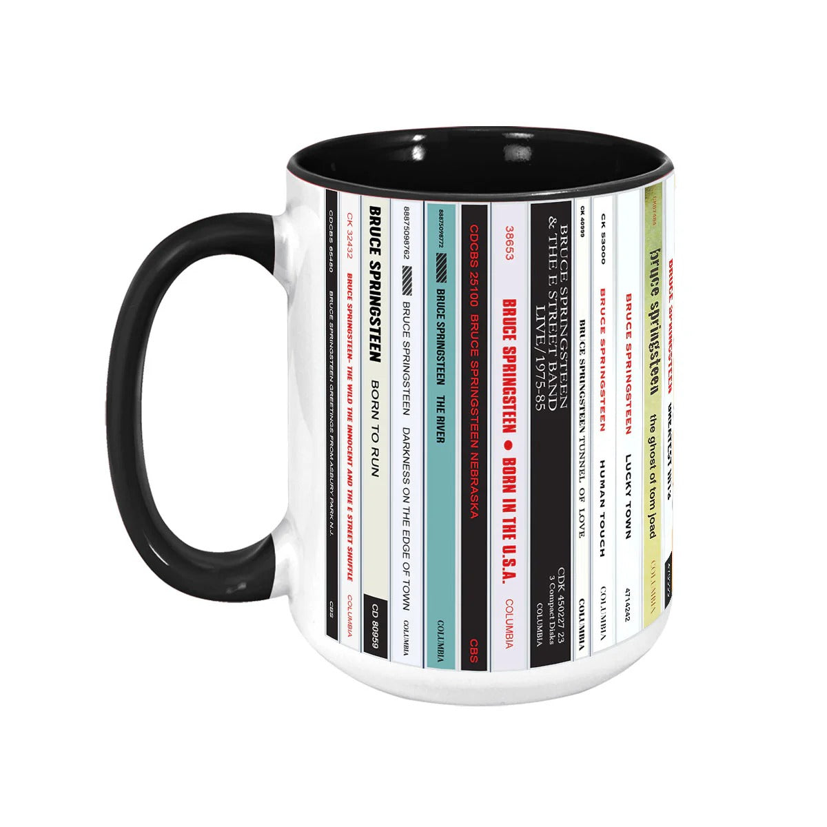 Bruce Springsteen CD Albums Collection Accent Mug