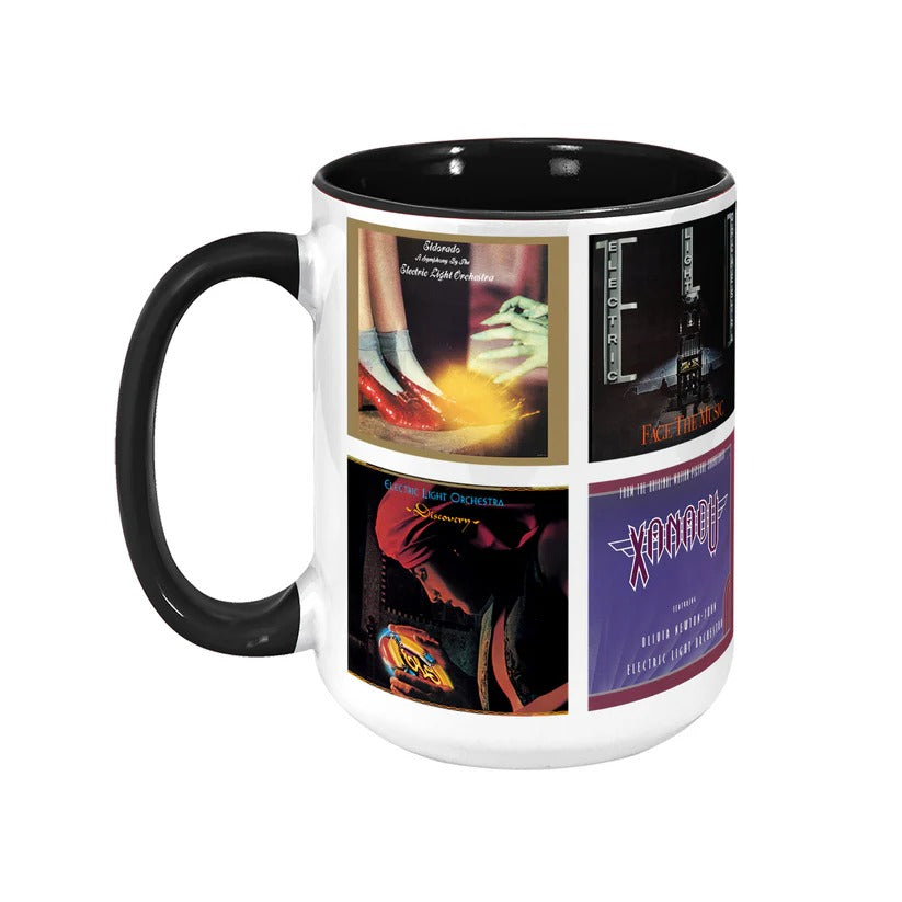 Electric Light Orchestra Albums Cover 80s Collection Retro Accent Mug