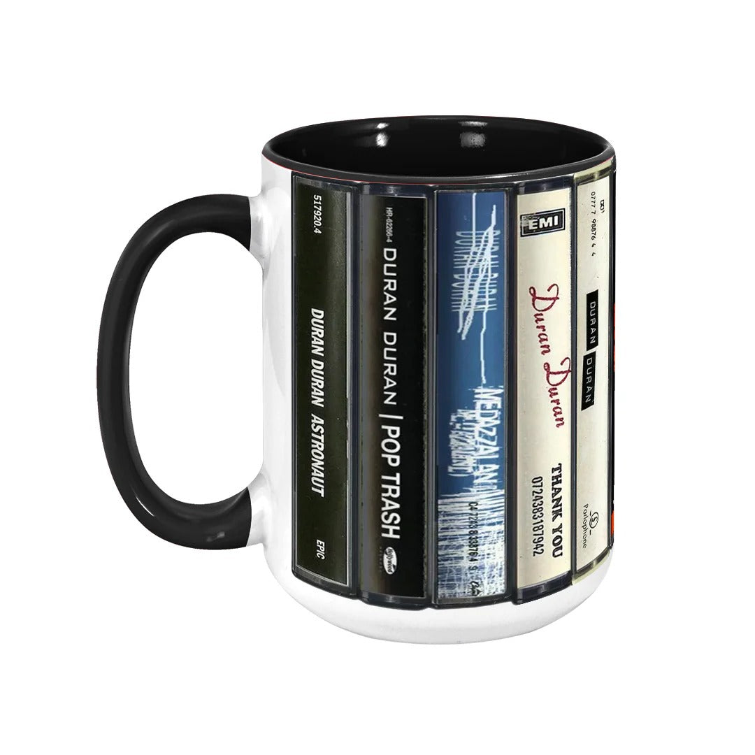 Duran Duran Albums Cassette Retro Collection Accent Mug